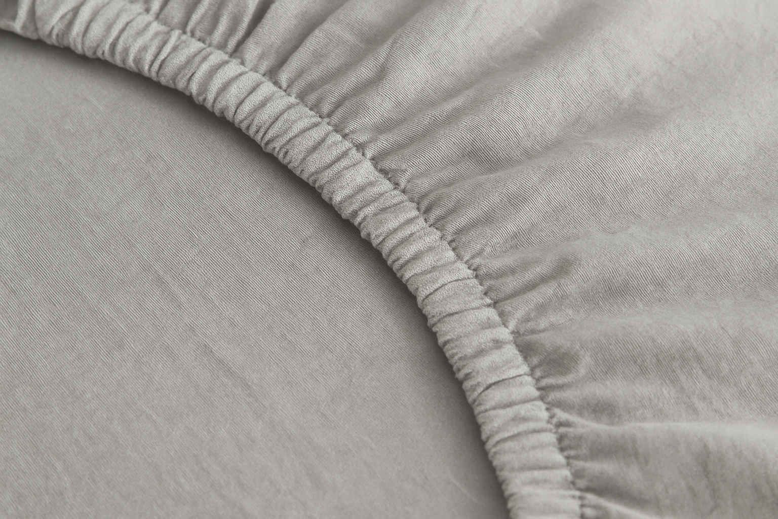Lençol de Elástico Solteiro Cinza - Básico