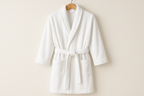 Roupão Banho Luxo Branco Algodão - Tamanho Único Unissex
