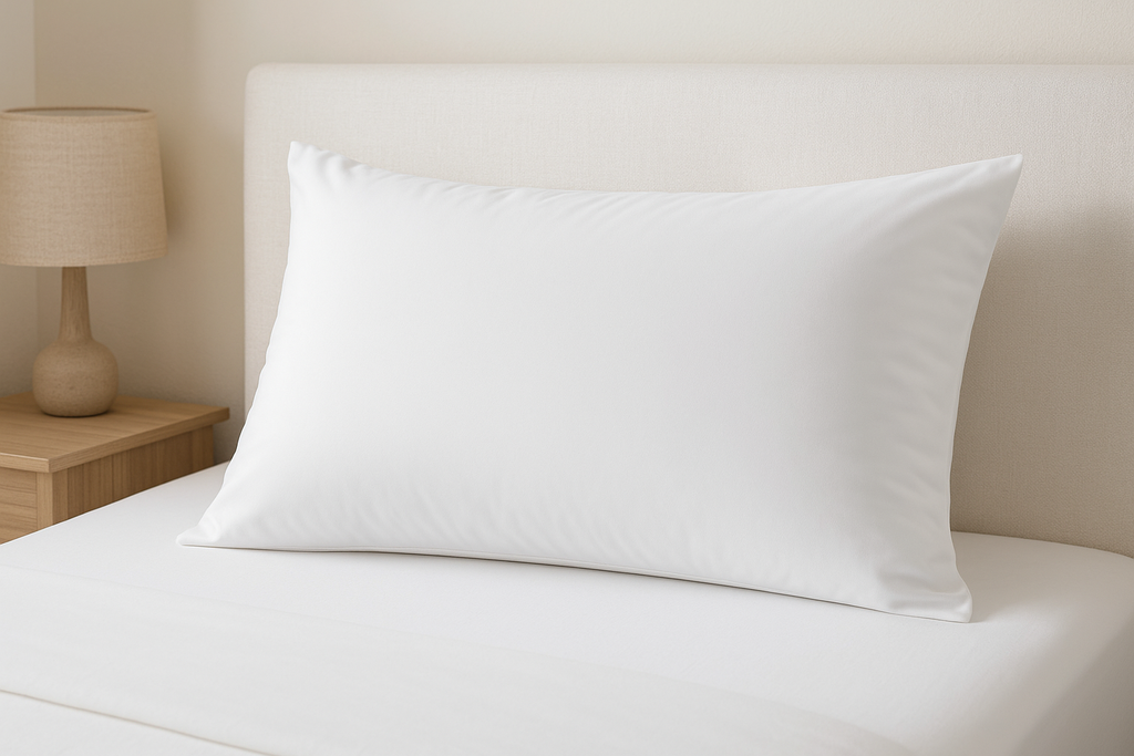Travesseiro Fibra Siliconizada Branco - Altura Média