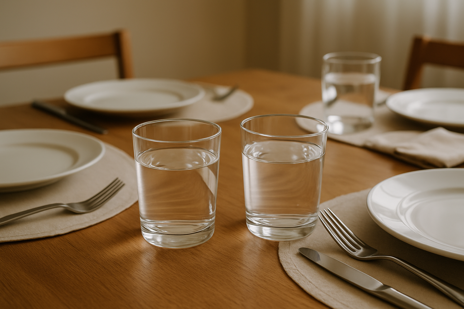 Conjunto 6 Copos de Vidro Transparente - 300ml