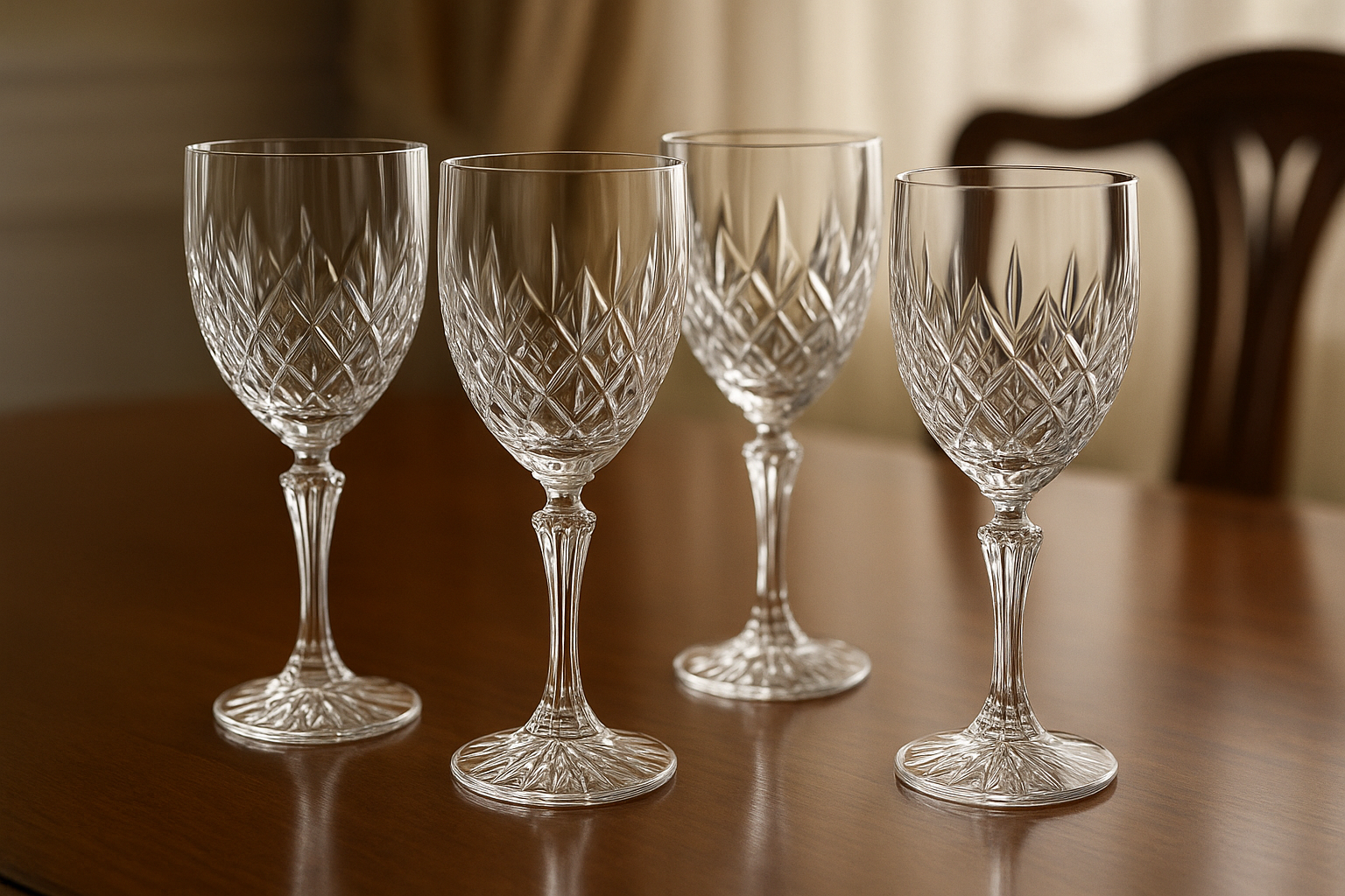 Conjunto 6 Taças Vinho Cristal Premium - 450ml Luxo