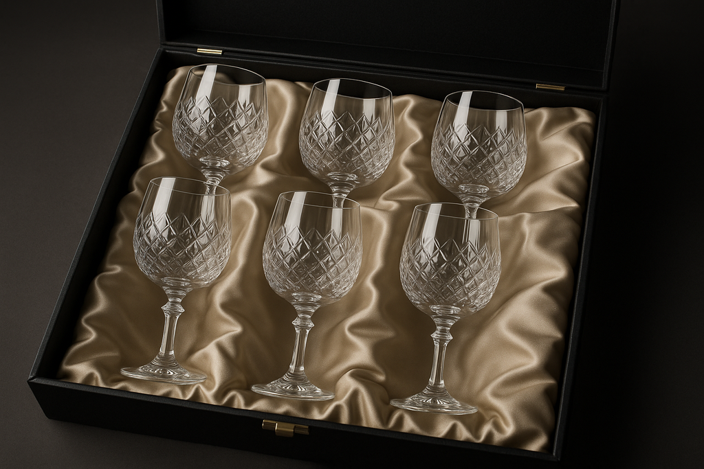 Conjunto 6 Taças Vinho Cristal Premium - 450ml Luxo