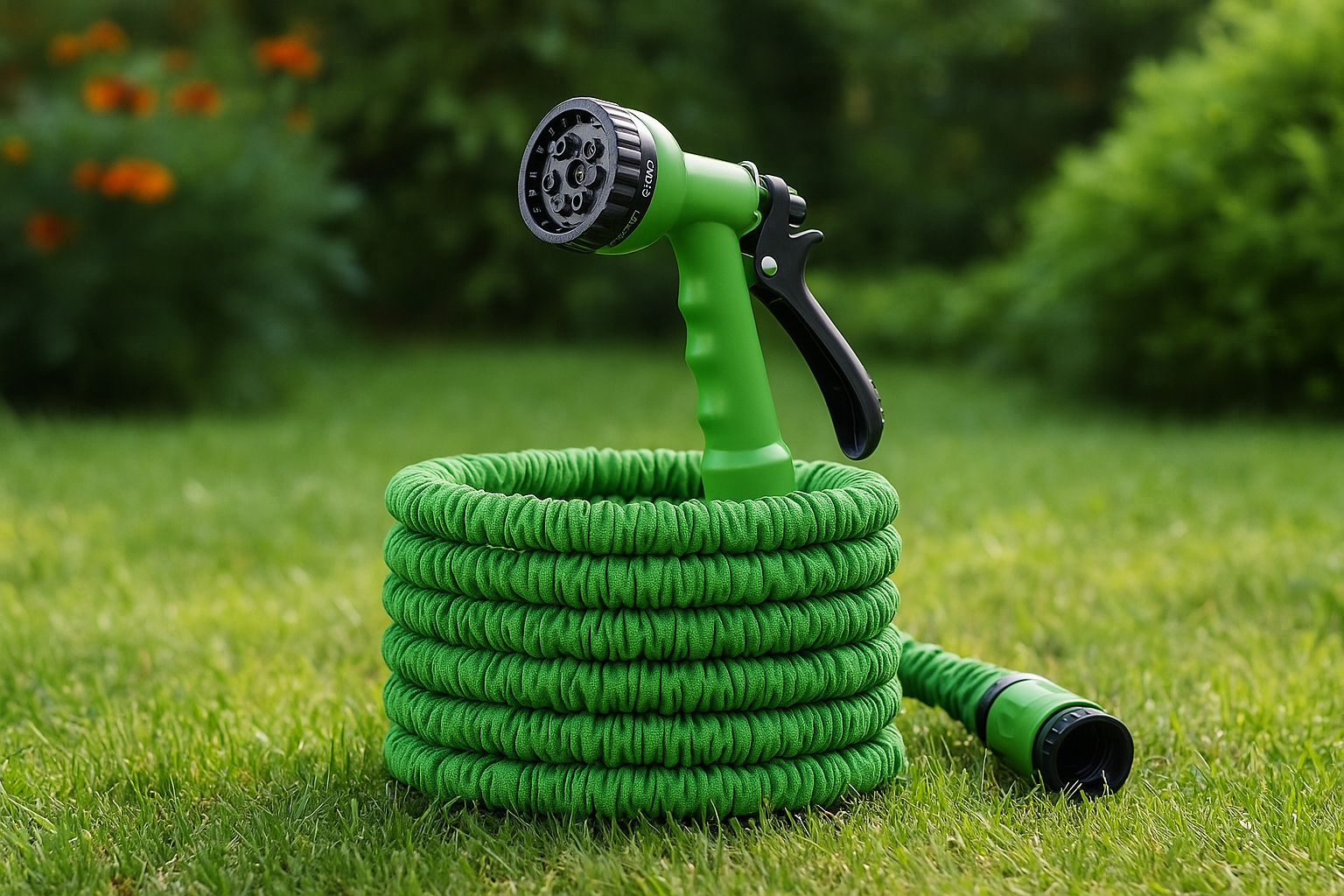 Mangueira de Jardim Extensível 15m com Esguicho Multijato